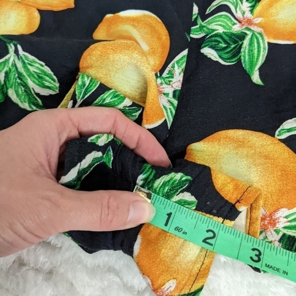 URBAN OUTFITTERS kimchi blue lemon print short romper - Picture 12 of 14